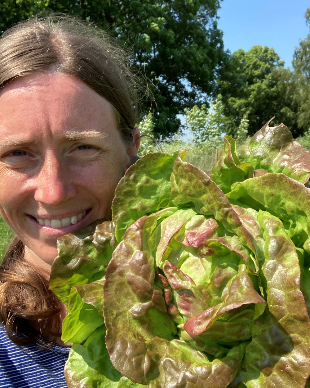 Astrid fra Selvsået er selvforsynende med salat